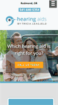 Mobile Screenshot of hearingaidsbytricialeagjeld.com