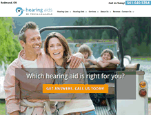 Tablet Screenshot of hearingaidsbytricialeagjeld.com